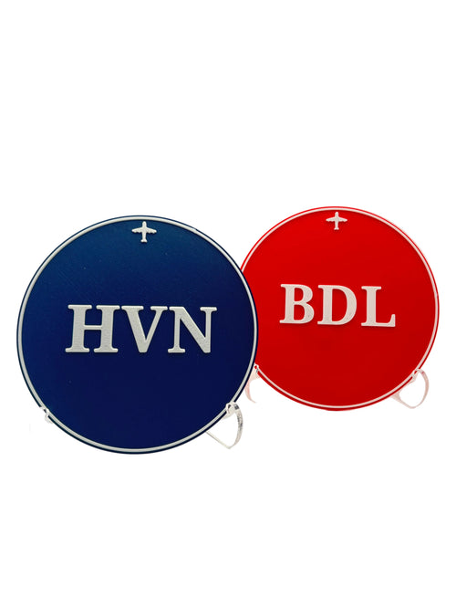 Custom Airport Code Coaster - NFC Enabled