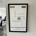 DEN Aiport Diagram Art