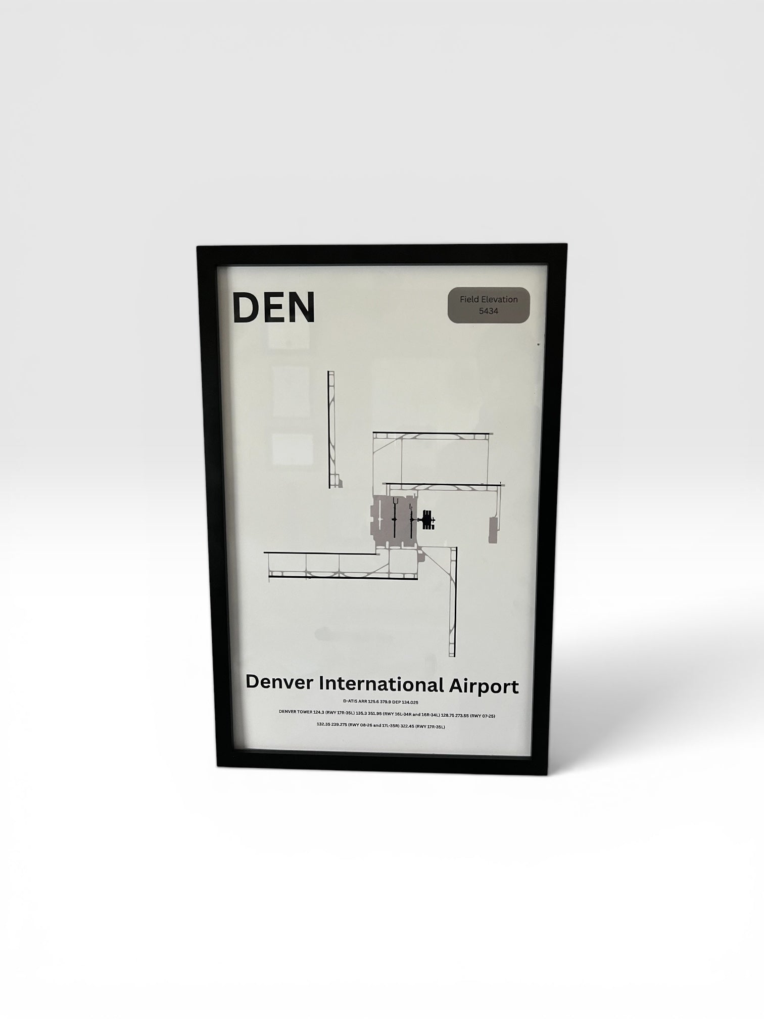 DEN Aiport Diagram Art