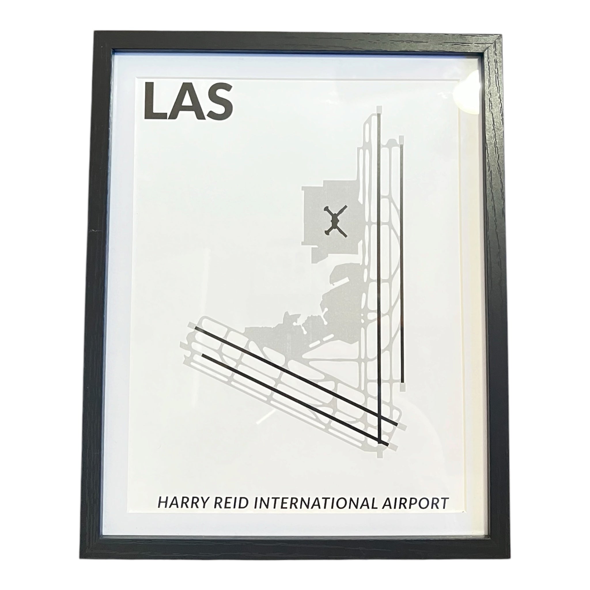 Airport Diagram – Wood Framed
