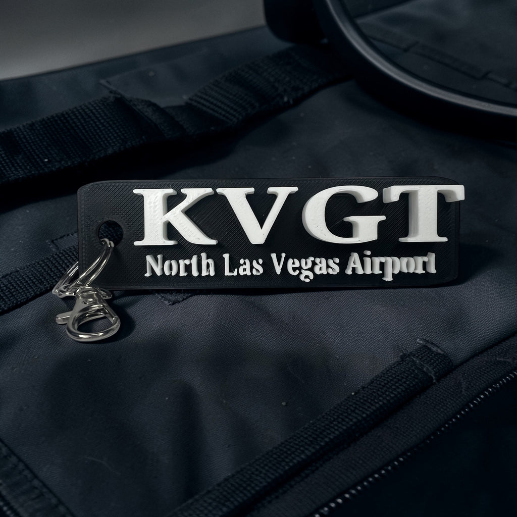 KVGT Airport Keychain